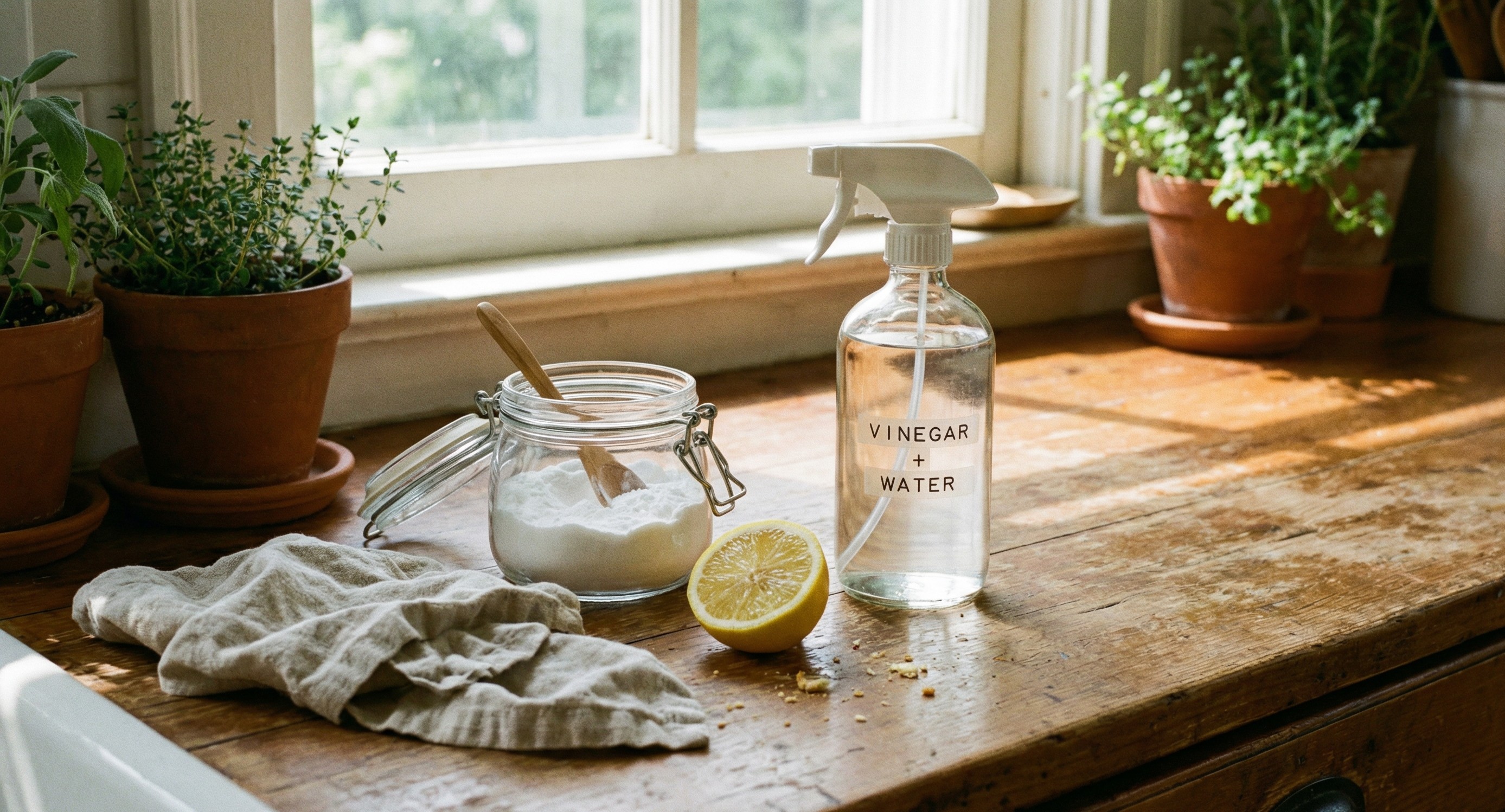 Ekologiczne sprzątanie domu: ocet i soda zamiast chemii